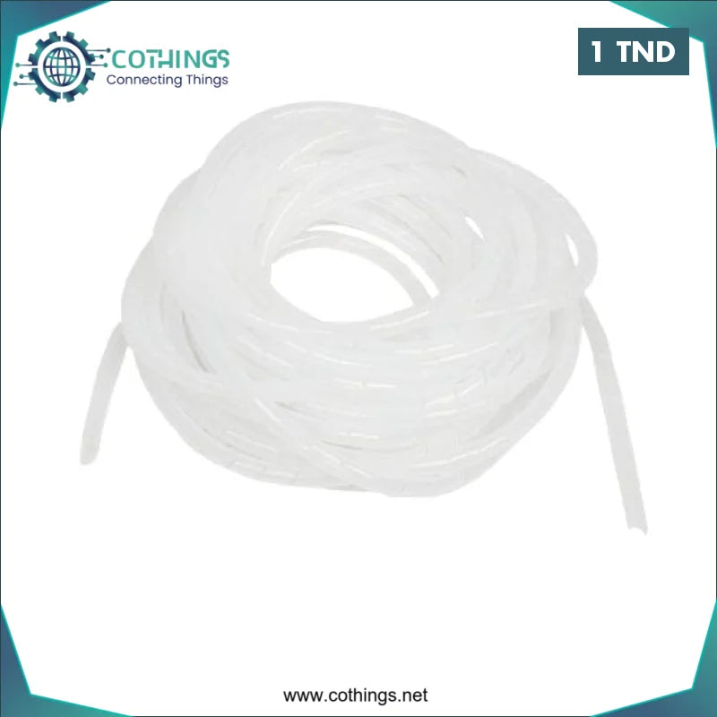Acheter 10mm Bande Spiral Wrapping Blanc par 1 metre en Tunisie -  Disponible au meilleur prix sur CoThings