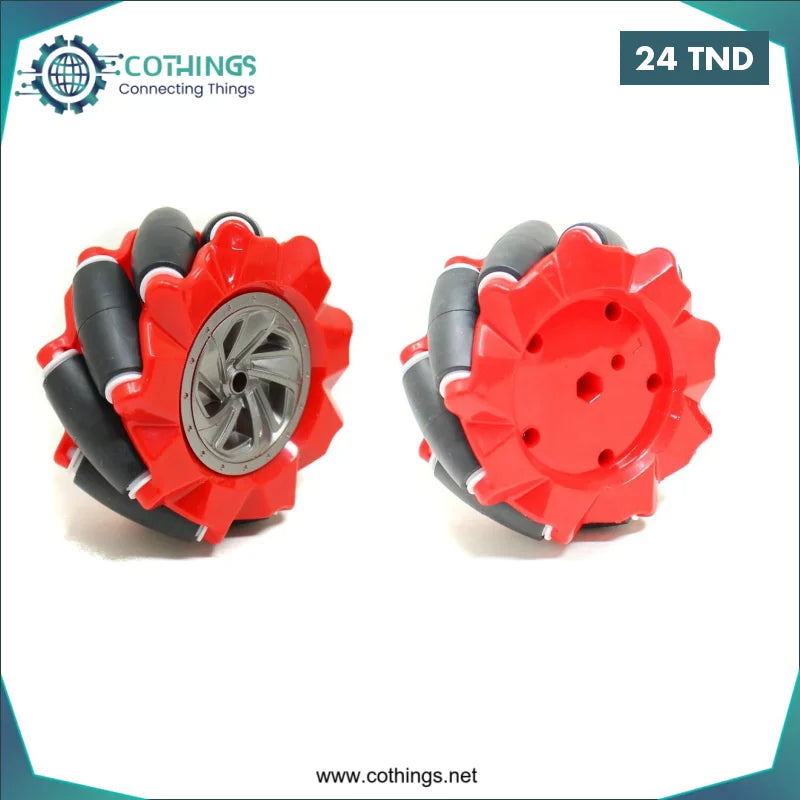 Acheter 2 * Roue McNamum rouge 80MM-A en Tunisie -  Disponible au meilleur prix sur CoThings
