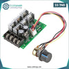 Acheter 2000W DC 9V-55V 40A Contrôleur de vitesse du moteur Régulateur de contrôle de vitesse électrique PWM en Tunisie - Disponible au meilleur prix sur CoThings