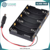 Acheter 6 x boîtier de support de piles AA, avec 4 fils DC, sans couvercle en Tunisie - Disponible au meilleur prix sur CoThings