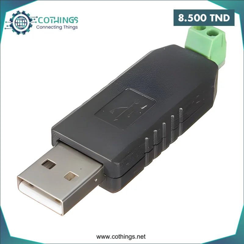 Acheter Adaptateur de convertisseur USB vers RS485 en Tunisie -  Disponible au meilleur prix sur CoThings