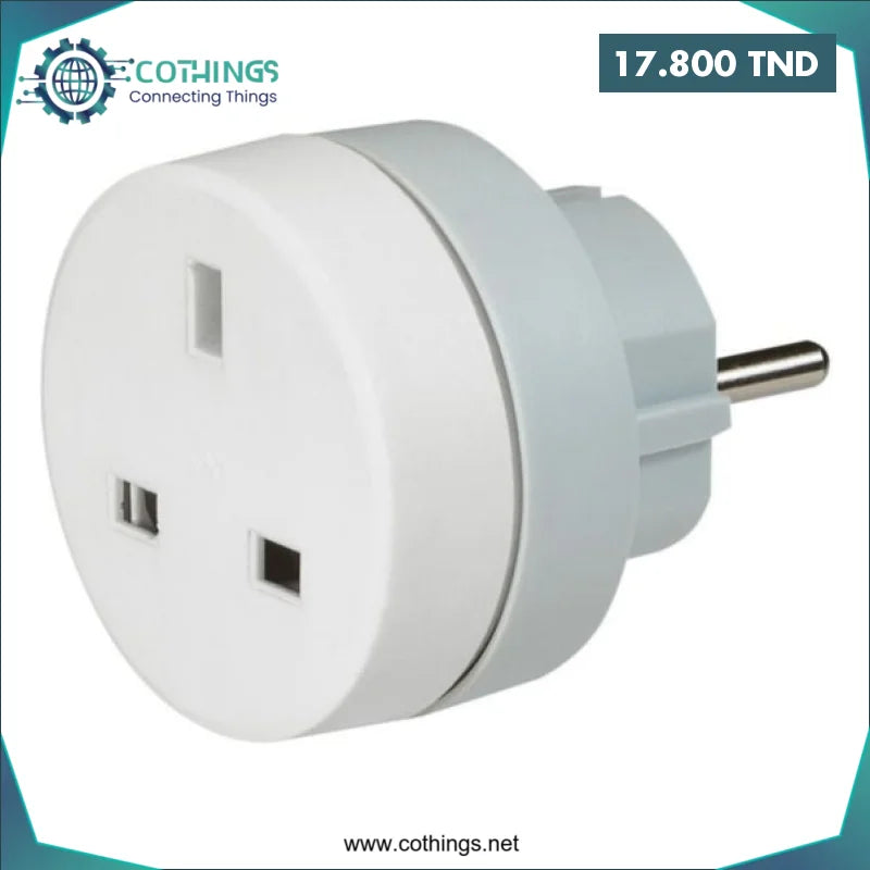 Acheter Adaptateur prise 2P+T 16A 230V  LEGRAND (Prise USA /UK/CA/AUS vers Prise UE/TUN/FR) en Tunisie -  Disponible au meilleur prix sur CoThings