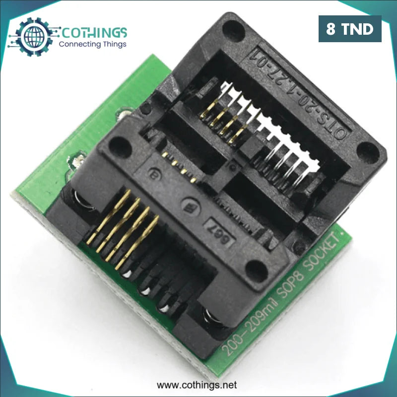 Acheter Adaptateur TSSOP/SOP8-DIP8 200-209mil en Tunisie -  Disponible au meilleur prix sur CoThings