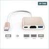 Acheter Adaptateur Type-C vers HDMI / USB 3.0 / USB-C en Tunisie - Disponible au meilleur prix sur CoThings