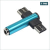 Acheter Adaptateur USB Type-C vers Jack 3,5 mm + USB-C Femelle – Audio & Recharge en Tunisie - Disponible au meilleur prix sur CoThings