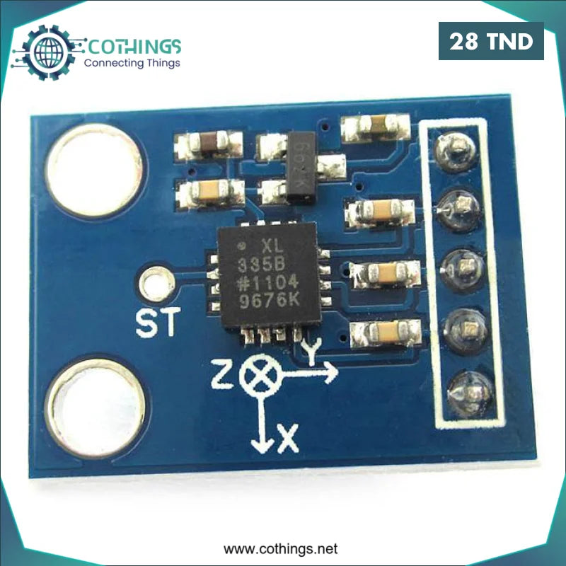 Acheter ADXL335 Accéléromètre 3 Axes en Tunisie -  Disponible au meilleur prix sur CoThings