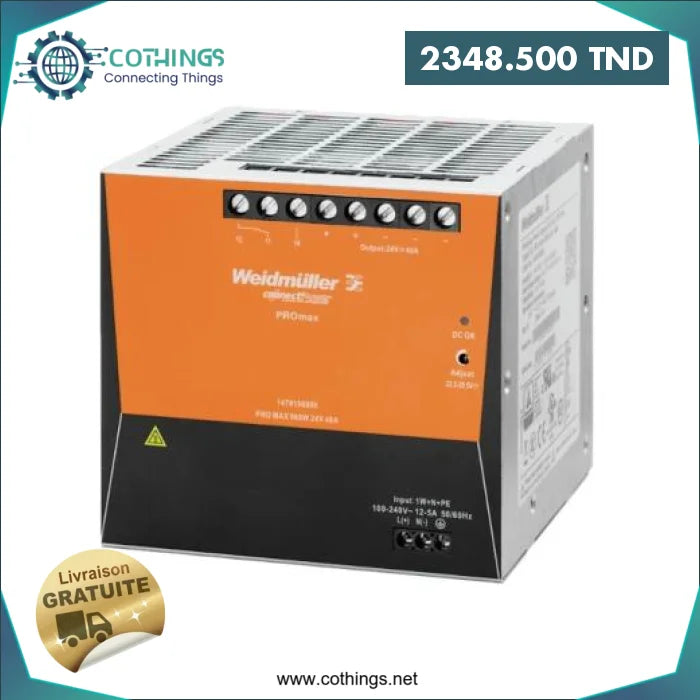 Acheter Alimentation à découpage PRO ECO 960W 24V 40A Weidmüller en Tunisie -  Disponible au meilleur prix sur CoThings