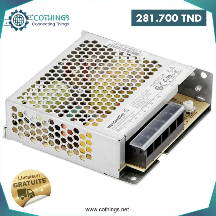 Acheter Alimentation à découpage PRO PM 75W 5V 14A Weidmüller en Tunisie -  Disponible au meilleur prix sur CoThings