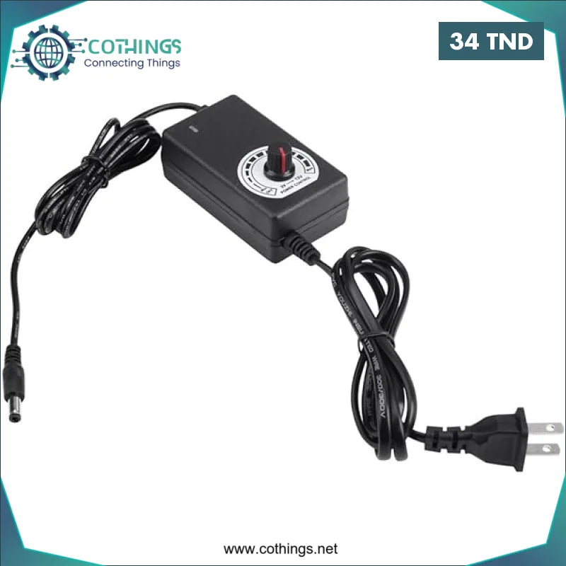 Acheter Alimentation à tension réglable 3-24VDC, contrôle de vitesse, gradation de la lumière avec moteur de pompe à eau, alimentation à affichage numérique en Tunisie -  Disponible au meilleur prix sur CoThings
