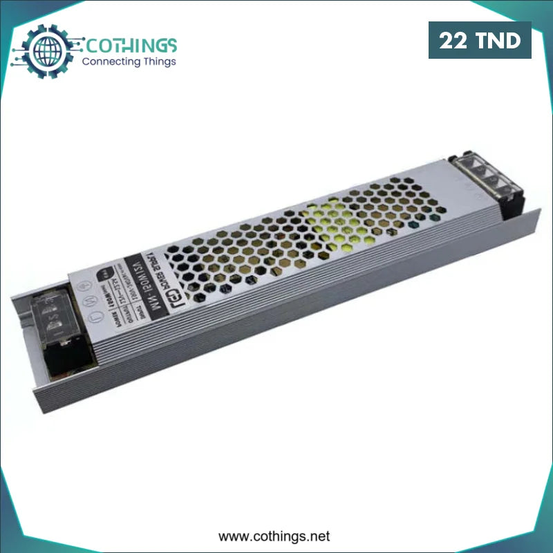 Acheter Alimentation Led SLIM 12V 10A 120w en Tunisie -  Disponible au meilleur prix sur CoThings