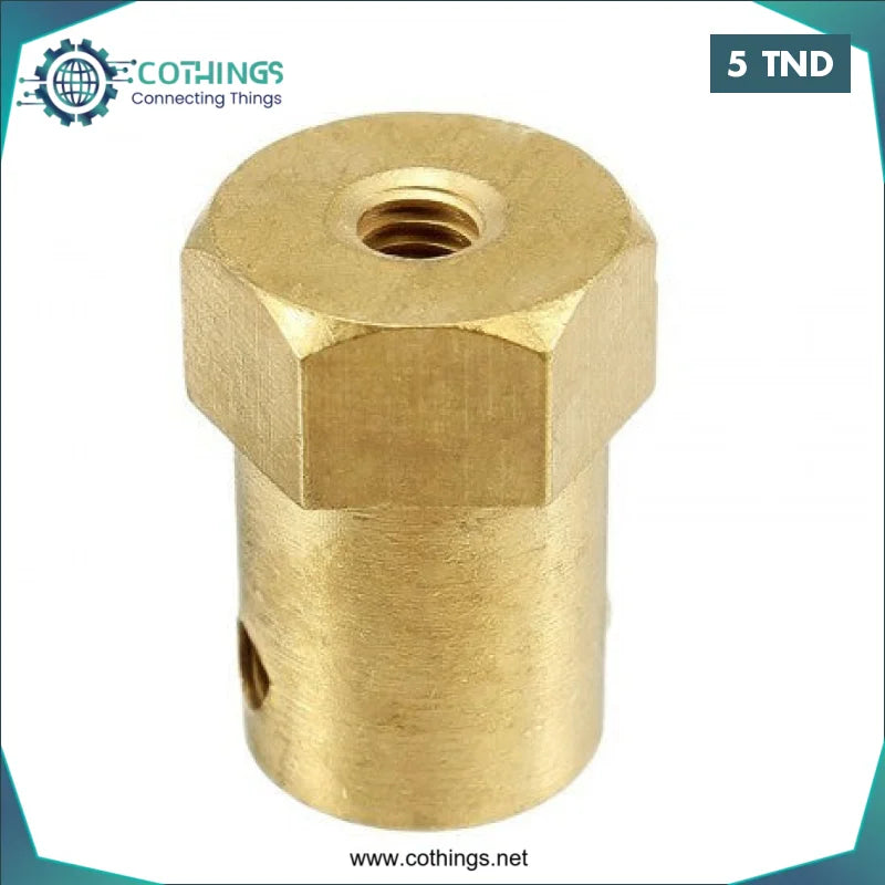 Acheter Allonger l’accouplement pour la roue de voiture intelligente du robot Longueur : 18 mm diamètre 5mm en Tunisie -  Disponible au meilleur prix sur CoThings