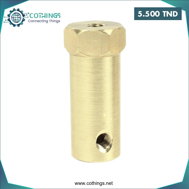 Acheter Allonger l’accouplement pour la roue de voiture intelligente du robot Longueur : 30 mm diamètre 6mm en Tunisie -  Disponible au meilleur prix sur CoThings