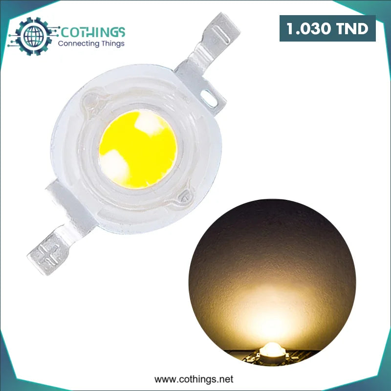 Acheter Ampoule CMS 3 W, blanc chaud en Tunisie -  Disponible au meilleur prix sur CoThings