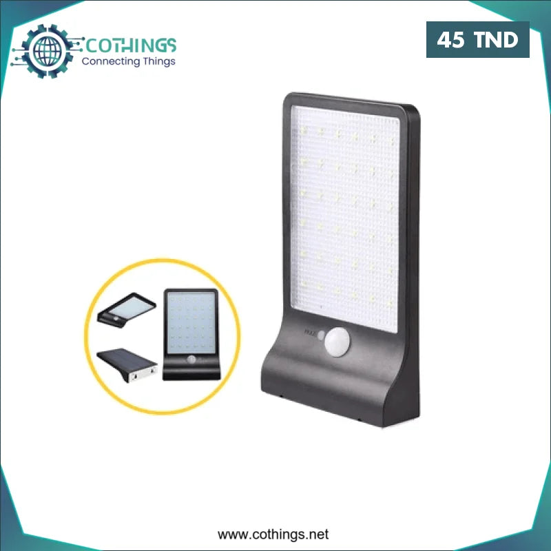 Acheter Applique mural solair led Blanc Froid 6500K en Tunisie -  Disponible au meilleur prix sur CoThings
