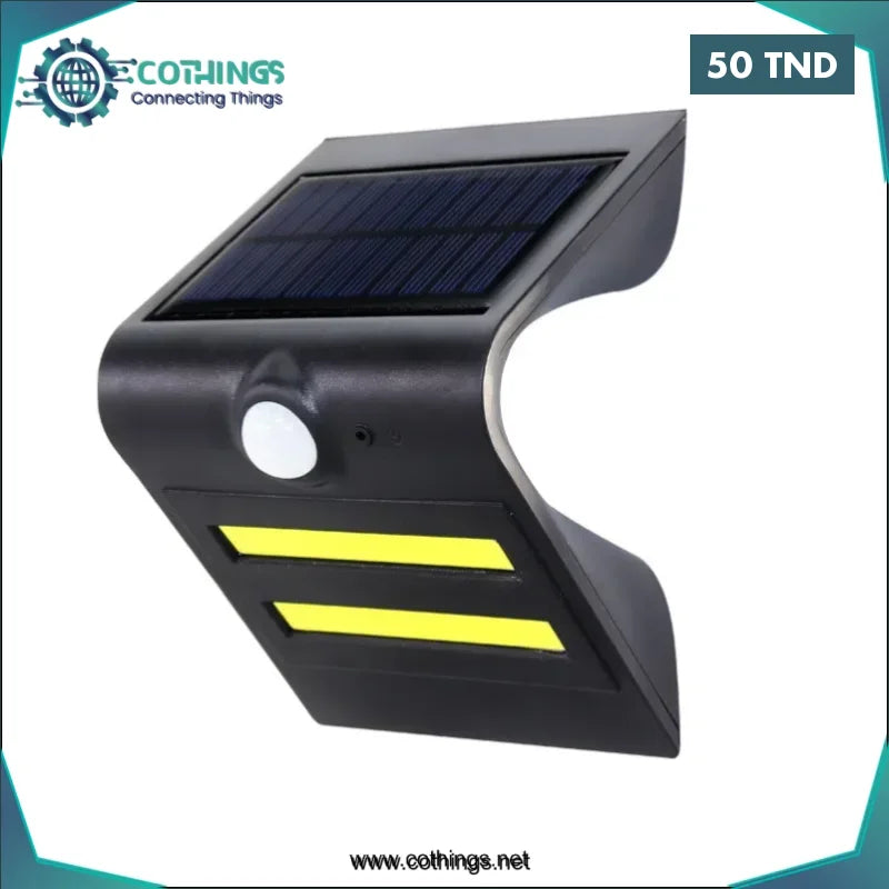 Acheter Applique murale solaire avec detecteur de mouvement-vert en Tunisie -  Disponible au meilleur prix sur CoThings