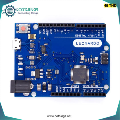 Arduino Leonardo R3 avec Logo Atmega32u4 sans cable - Domotique