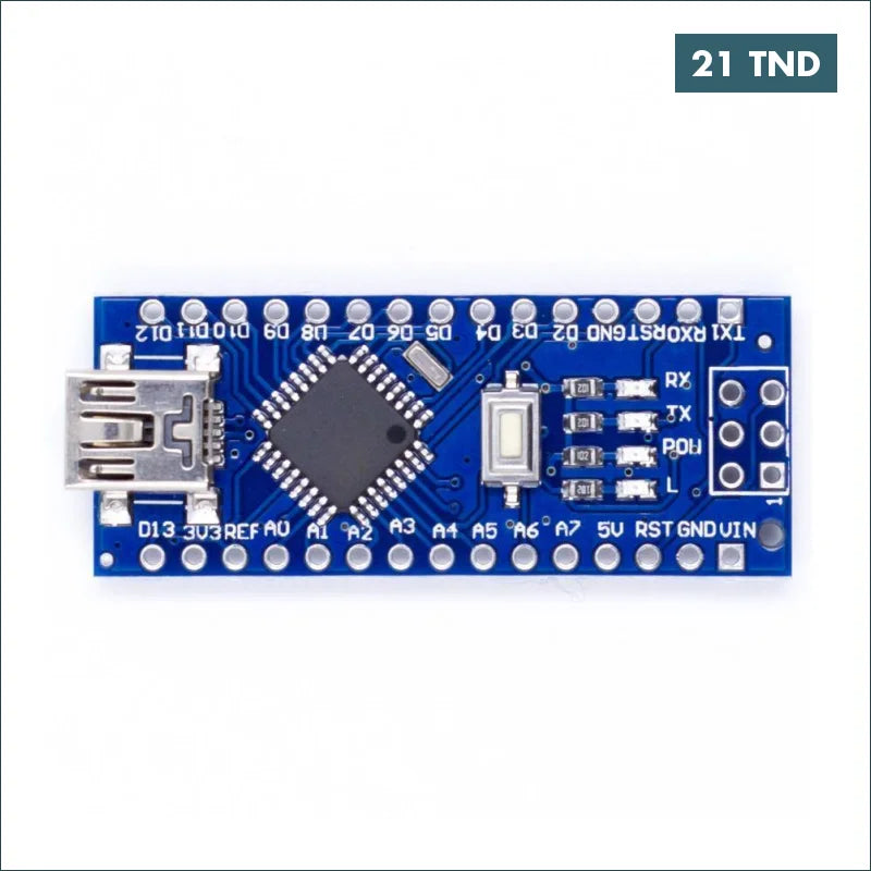 Acheter Arduino Nano V3.0 CH340 non soudée avec cable en Tunisie -  Disponible au meilleur prix sur CoThings