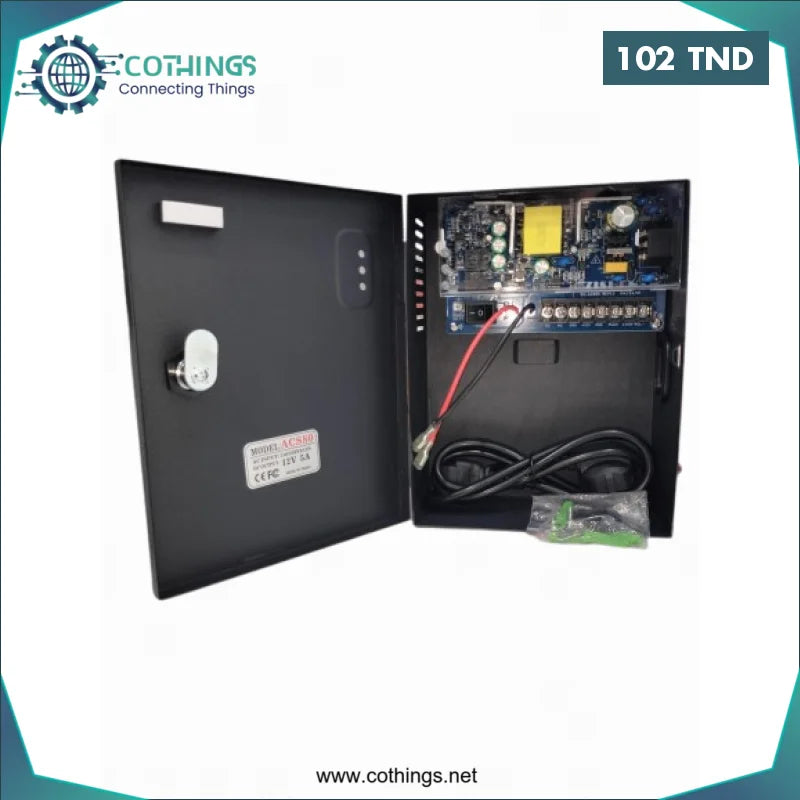 Acheter Armoire alimentation 12V/5A A/C UPS en Tunisie -  Disponible au meilleur prix sur CoThings