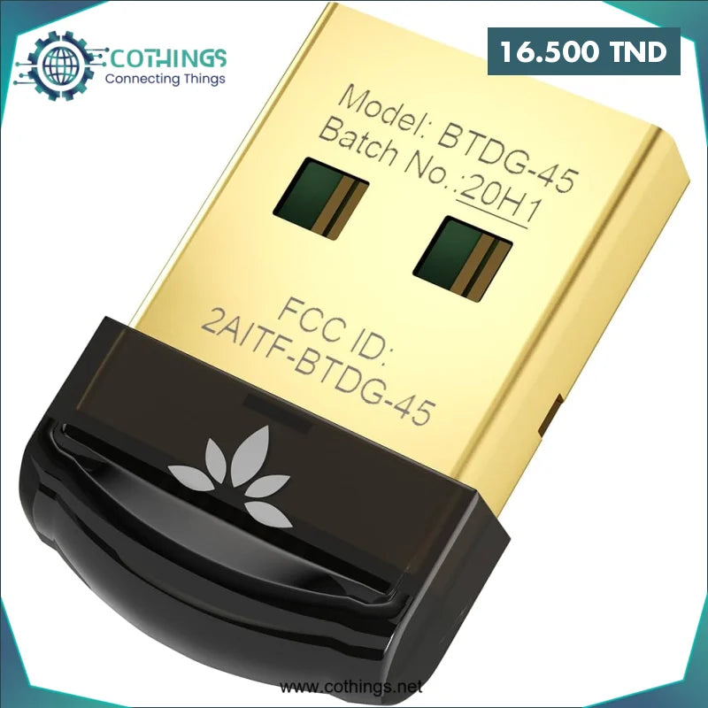 Acheter Clé Adaptateur Bluetooth DG45 USB 5.0-Avantree en Tunisie -  Disponible au meilleur prix sur CoThings