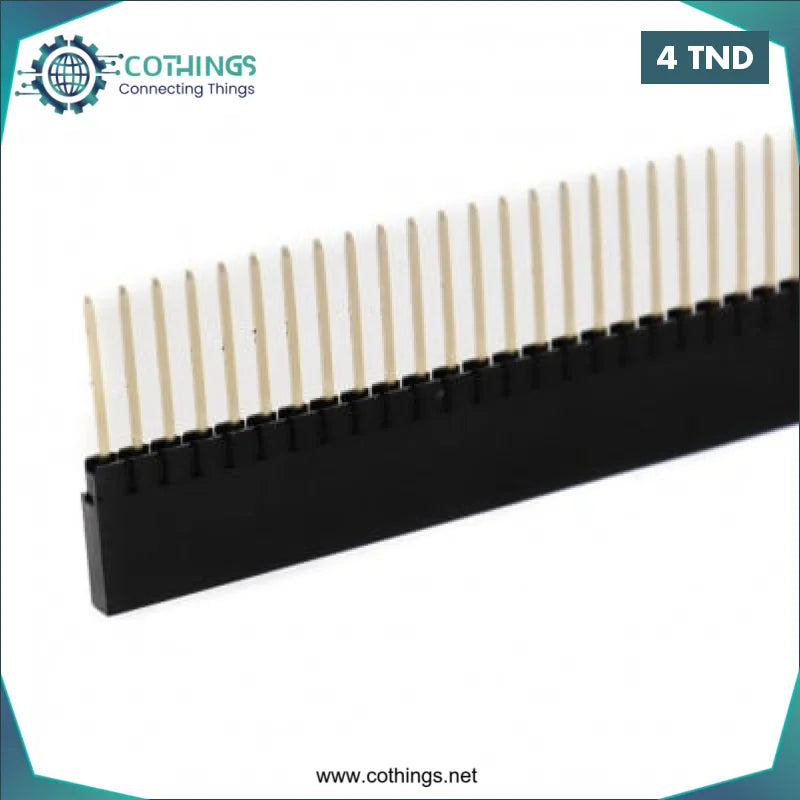 Acheter Barette secable 40PIN 2.54mm femelle longue PIN en Tunisie -  Disponible au meilleur prix sur CoThings