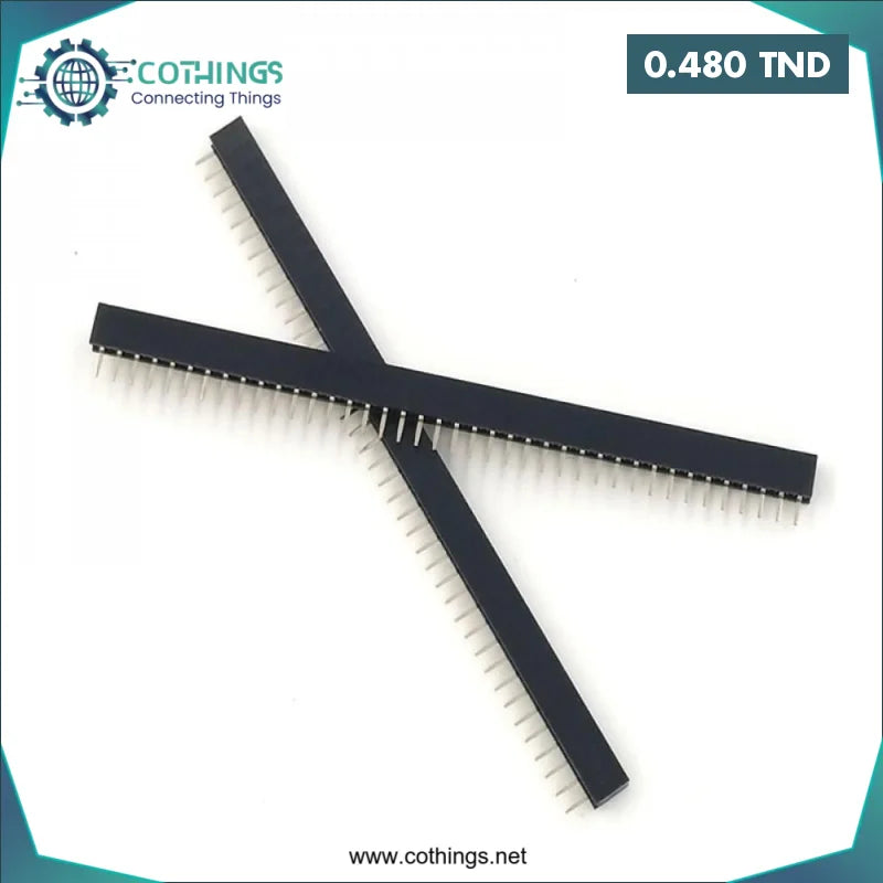 Acheter Barette Secable Femelle 40PIN 2.54mm en Tunisie -  Disponible au meilleur prix sur CoThings