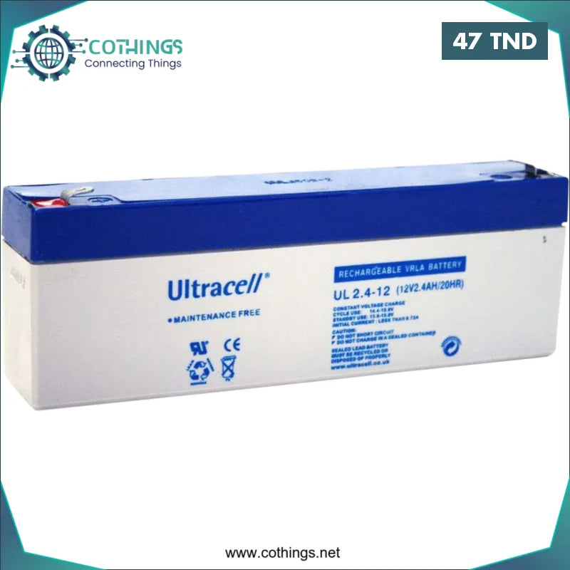 Acheter Batterie Acide ULTRACELL 12V 2.4Ah en Tunisie -  Disponible au meilleur prix sur CoThings