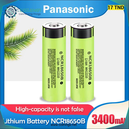 Batterie au lithium rechargeable PANASONIC NCR18650 3.7V 3400MAH (1