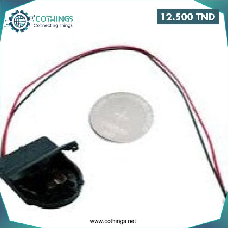 Acheter batterie Cr2032 avec Boîtier de Rtc pour Raspberry Pi 5 Cr2032 en Tunisie -  Disponible au meilleur prix sur CoThings