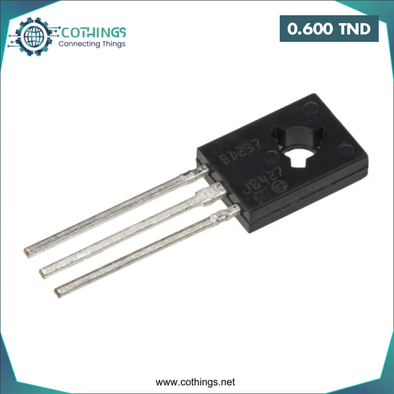 Acheter BD237 Single NPN Transistor 2A 80V en Tunisie -  Disponible au meilleur prix sur CoThings