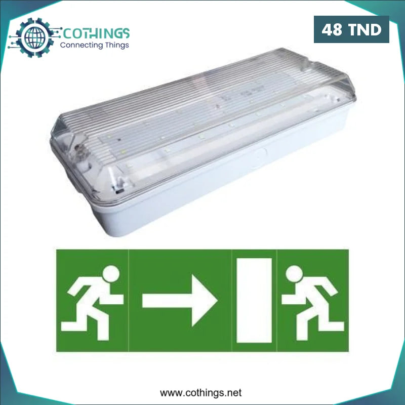 Acheter Bloc Secours AVEL LED 10W 500LM 3-4H IP en Tunisie -  Disponible au meilleur prix sur CoThings