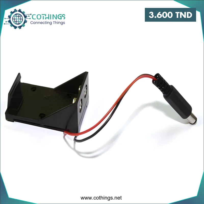 Acheter Boîte de cellules 9V. sans couvercle avec DC en Tunisie -  Disponible au meilleur prix sur CoThings