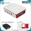 Acheter Boîtier en ABS rouge + blanc Raspberry Pi 4B en Tunisie - Disponible au meilleur prix sur CoThings