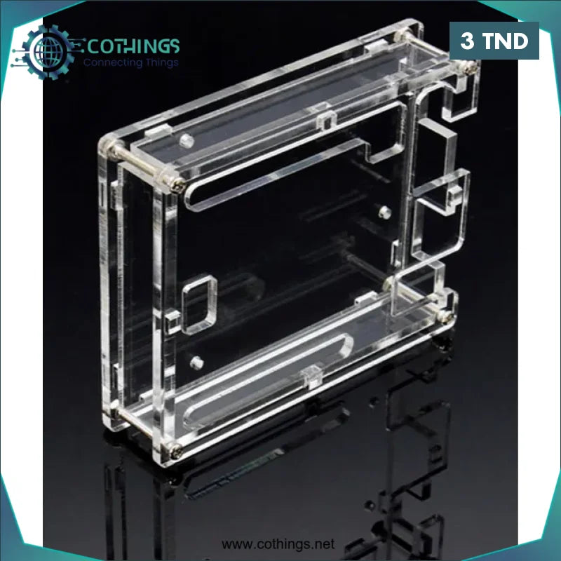 Acheter Boitier acrylique UNO R3 de bonne qualité avec autocollant et instructions en Tunisie -  Disponible au meilleur prix sur CoThings