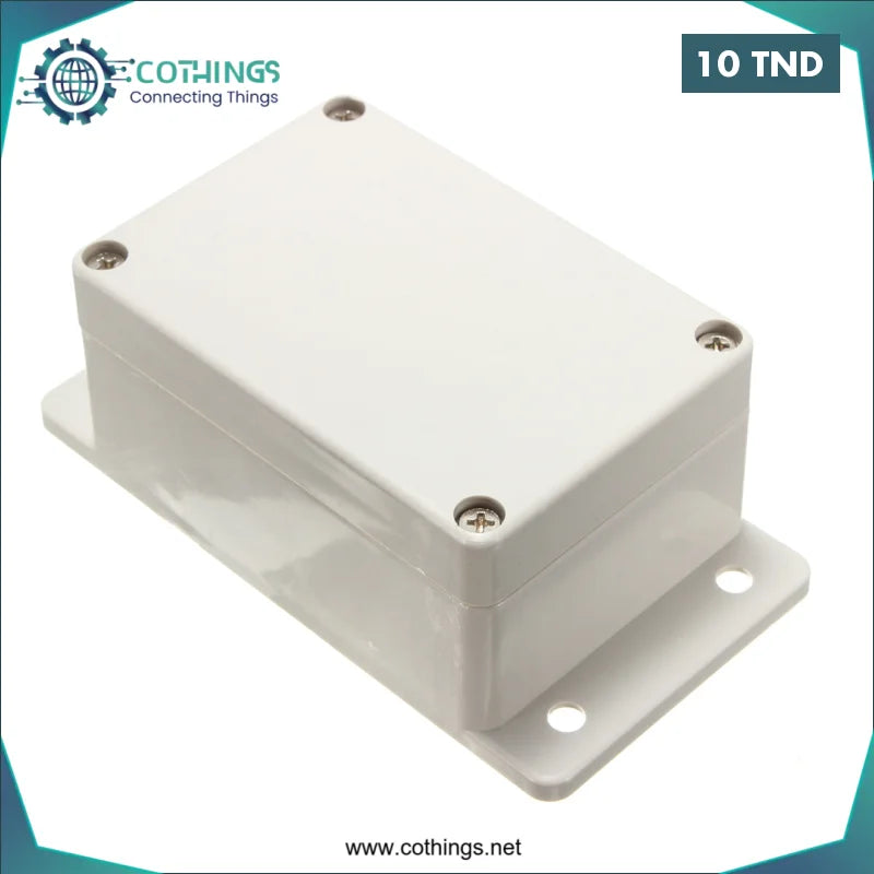 Acheter Boîtier de projet en plastique ABS 100x68x50mm IP65 avec trou arrière pour montage mural en Tunisie -  Disponible au meilleur prix sur CoThings