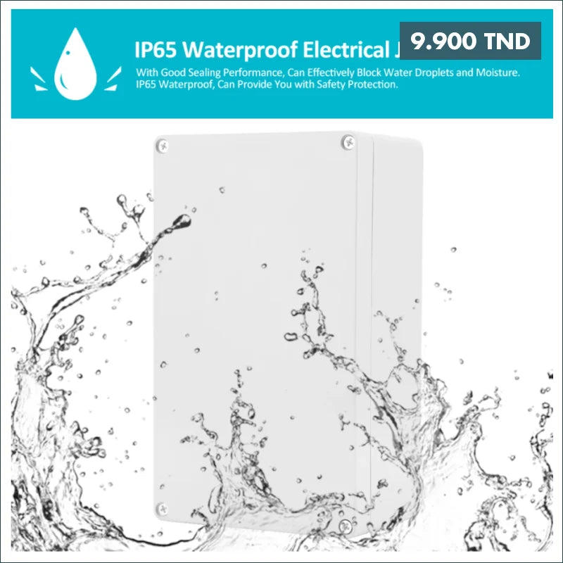 Acheter Boîtier de projet en plastique ABS 158x90x39mm IP65 en Tunisie -  Disponible au meilleur prix sur CoThings