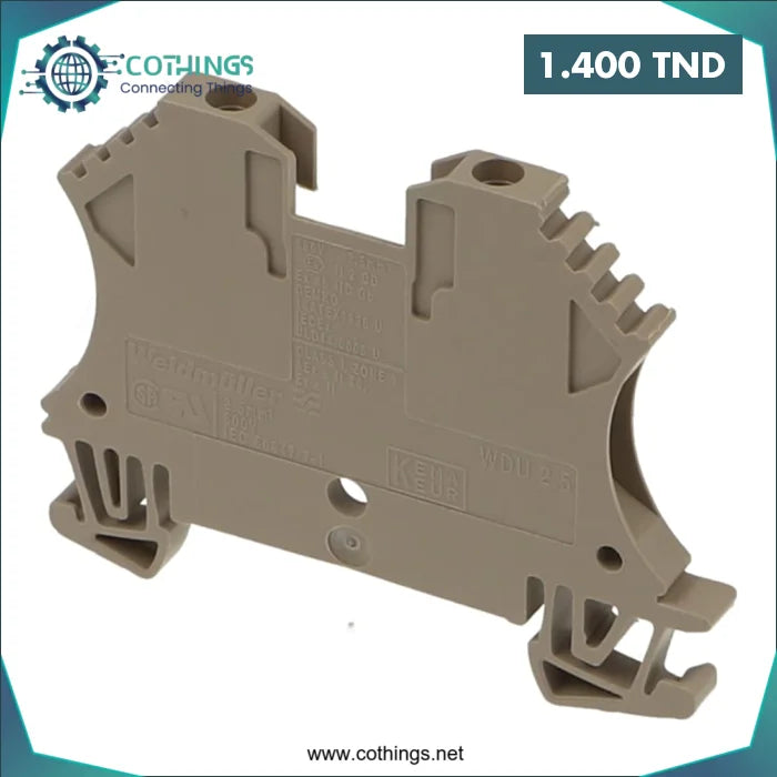 Acheter Borne WDU2.5 À Vis 2,5 Mm Weidmüller en Tunisie -  Disponible au meilleur prix sur CoThings