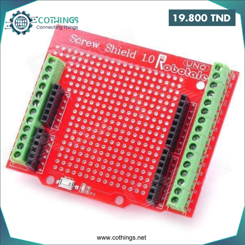 Acheter Bouclier D’extention Pour Arduino Uno en Tunisie -  Disponible au meilleur prix sur CoThings