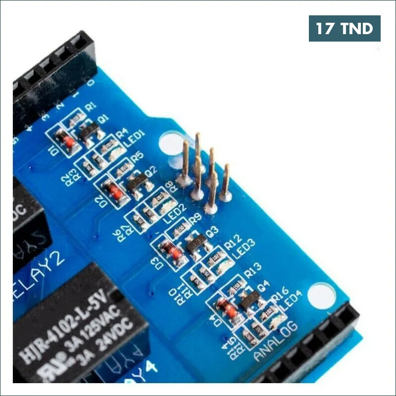 Acheter Bouclier Relais 4 Cannaux 5V en Tunisie -  Disponible au meilleur prix sur CoThings