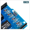 Acheter Bouclier Relais 4 Cannaux 5V en Tunisie - Disponible au meilleur prix sur CoThings