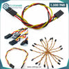 Acheter Cable Dupont 3 broches 2,54 mm torsadé femelle vers femelle en Tunisie - Disponible au meilleur prix sur CoThings