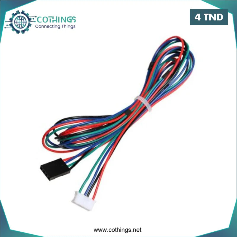 Acheter Câble de longueur 720 mm en cuivre pur avec connecteur Dupont pour moteur pas à pas NEMA17 en Tunisie -  Disponible au meilleur prix sur CoThings