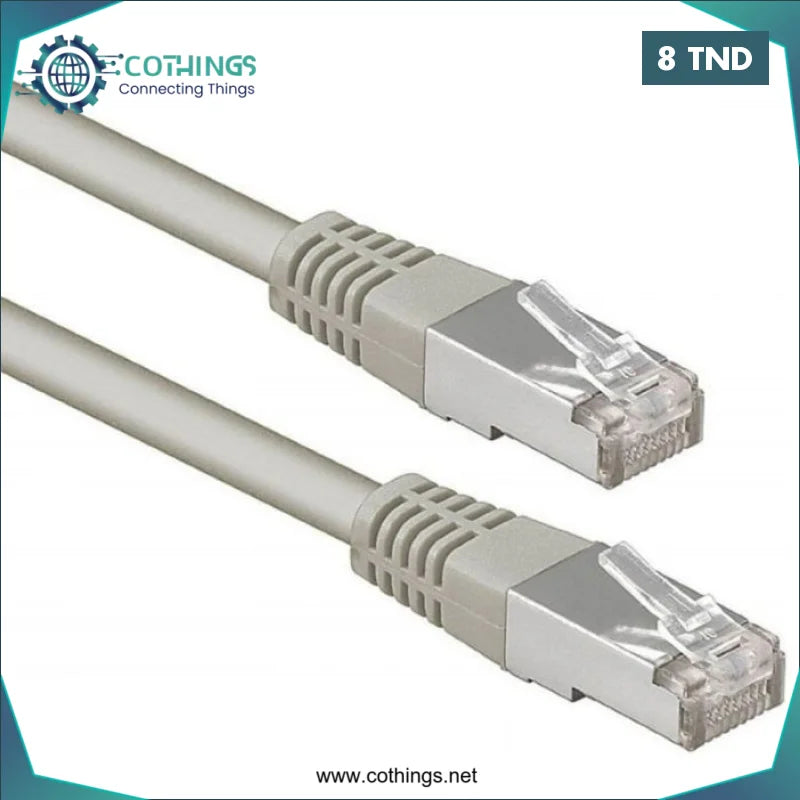 Acheter CÂBLE RÉSEAU UTP CAT 6 RJ45 1.5M en Tunisie -  Disponible au meilleur prix sur CoThings