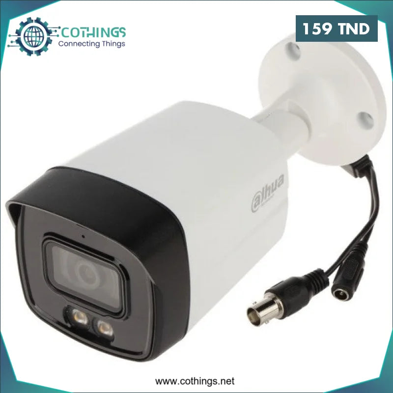 Acheter CAMERA 2MP DAHUA TUBE FULL COLOR HDCVI IR 40 en Tunisie -  Disponible au meilleur prix sur CoThings