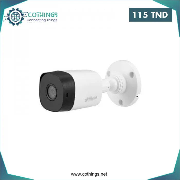 Acheter CAMERA 2MP DAHUA TUBE HAC-B1A21P IR20 IP67 30FPS en Tunisie -  Disponible au meilleur prix sur CoThings
