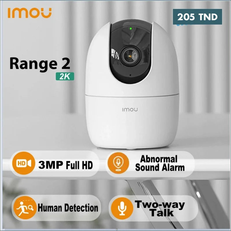 Acheter Camera IMOU Ranger 2 3MP en Tunisie -  Disponible au meilleur prix sur CoThings