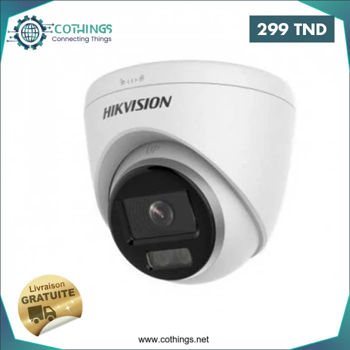 Acheter CAMERA IP 2MP HIKVISION FULL COLOR DOME en Tunisie -  Disponible au meilleur prix sur CoThings