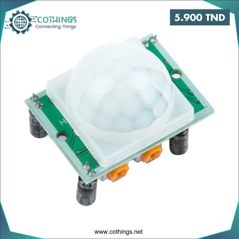 Acheter Capteur de mouvement PIR HC-SR501 vert en Tunisie -  Disponible au meilleur prix sur CoThings
