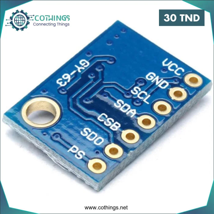 Acheter Capteur de Pression Atmoshperique GY-63 MS5611-01BA03 en Tunisie -  Disponible au meilleur prix sur CoThings