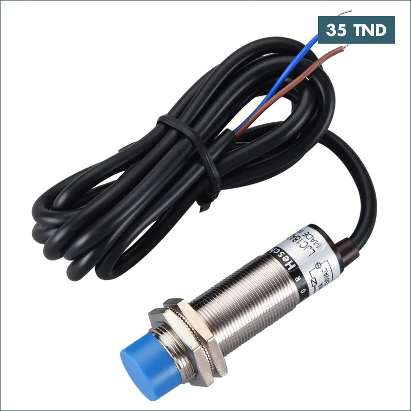 Acheter Capteur de proximité capacitif M18 90-250 V CA, 400 mA, normalement fermé (NC), 2 fils (pour détection d'aliments et conducteurs électriques) en Tunisie -  Disponible au meilleur prix sur CoThings