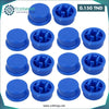 Acheter Capuchon rond bleu pour interrupteur carré 12x12x7.3mm en Tunisie - Disponible au meilleur prix sur CoThings